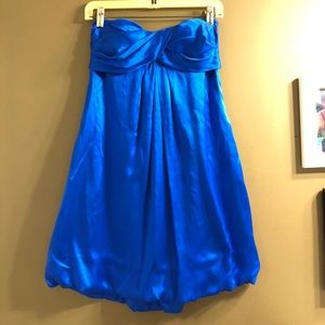 Cache blue satin dress